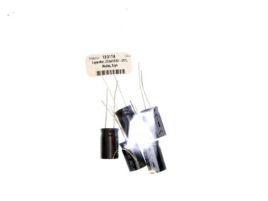 Capacitor, 220uF/50V - 20%, Radial, 5/pk