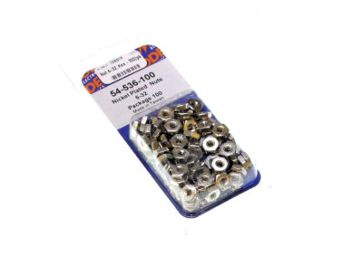 Nut 6-32, Hex - 100/pk
