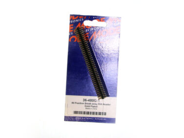 2x40 Dbl R/A Pin Header - 0.1"
