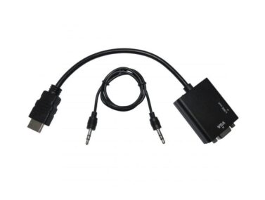 HDMI Male to VGA With Audio HD Video Adapter