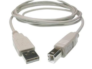 A to B USB Cable, 6 ft