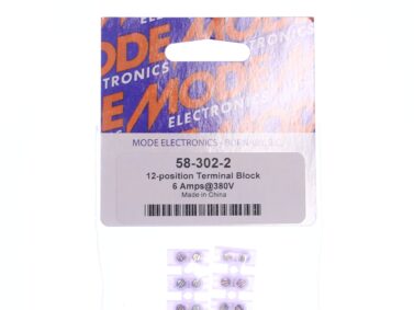 Terminal Blocks, 12Pos'n - 10AWG 6A/380V, 9.4mm