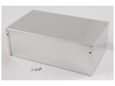 Aluminium Utility Enclosure, Unfinished - 254x152x89mm (10x6x3.5in)
