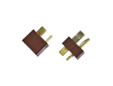 Deans-style T-plug connectors for Lipo ETN-Y306/307 (Male & Female)