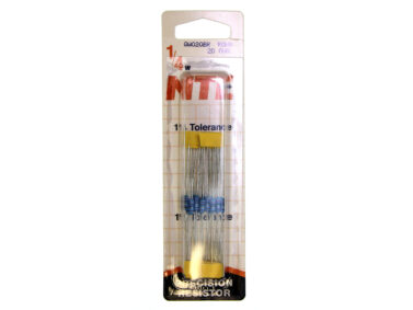 20 OHM, 1/4W 1% Film Resistor - 25/pk