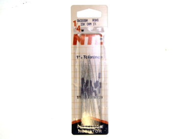 20K, 1/4W 1% Film Resistor - 25/pk