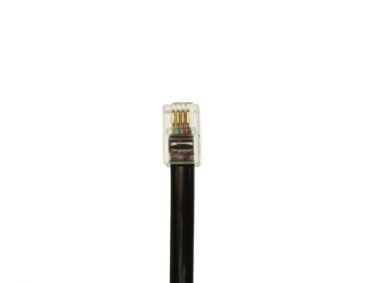 RJ22 4-pin Male Connector + Wire