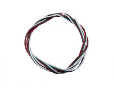 3-conductor, 22AWG ribbon cable, 1M