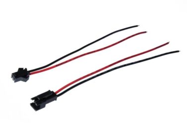 2-Pin JST SM Pigtail Plug + Receptacle