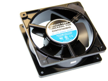 Fan 120x38mm, 115VAC, Metal Impeller, Sleeve Bearing, Terminals