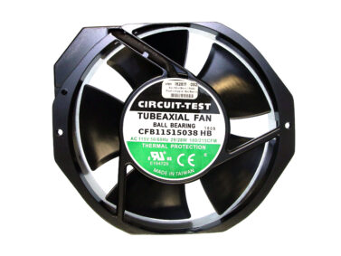 Fan 150x38mm, 115VAC, Plastic Impeller, Ball Bearing