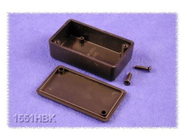 ABS Enclosure, Handheld, Black - 60x35x20mm (2.4x1.4x0.8in)