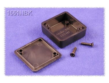 ABS Enclosure, Handheld, Black - 35x35x15mm (1.4x1.4x0.6in)