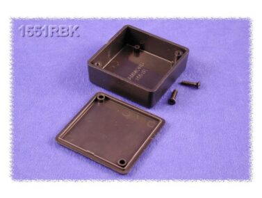 ABS Enclosure, Handheld, Black - 50x50x20mm (2x2x0.8in)