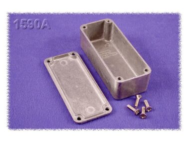Diecast Aluminium Enclosure, Standard, Natural - 93x39x27mm (3.6x1.5x1.1in)