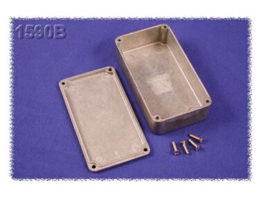 Diecast Aluminium Enclosure, Standard, Natural - 112x61x27mm (4.4x2.4x1.1in)