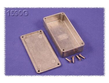 Diecast Aluminium Enclosure, Standard, Natural - 100x50x21mm (3.9x2x0.8in)