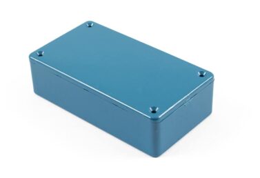 ABS Enclosure, General Purpose Flame Retardant, Blue - 112x61x28mm (4.4x2.4x1.1in)