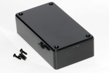 ABS Enclosure, General Purpose, Black - 112x61x28mm (4.4x2.4x1.1in)
