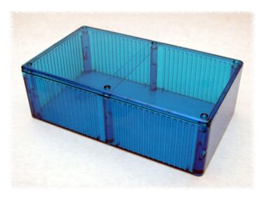Polycarbonate Enclosure, General Purpose, Translucent Ice Blue - 191x109x56mm (7.5x4.3x2.2in)