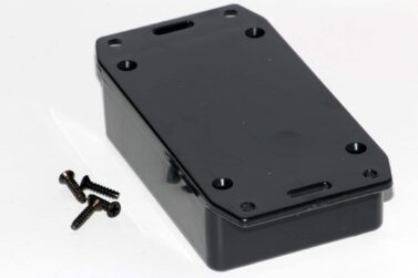 ABS Enclosure, General Purpose, Flanged Lid, Black - 84x56x20mm (3.3x2.2x0.8in)