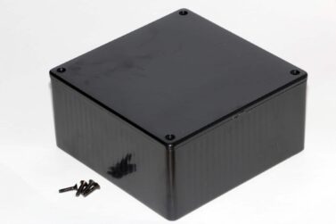 ABS Enclosure, General Purpose, Black - 119x119x56mm (4.7x4.7x2.2in)