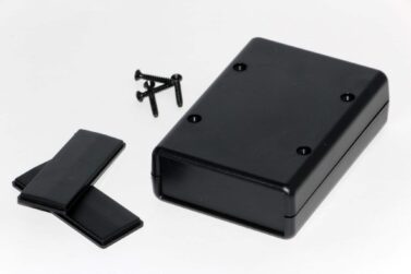ABS Enclosure, Handheld Instrument, Removable Panels, Black - 91x66x28mm (3.6x2.6x1.1in)