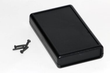 ABS Enclosure, Handheld Instrument, Removable Panel, Battery Door, Transparent Black - 112x66x21mm (4.4x2.6x0.8in)