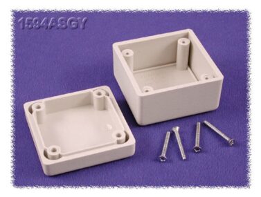 ABS Enclosure, Heavy Duty, Gray - 56x56x28mm (2.2x2.2x1.1in)