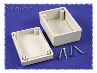 ABS Enclosure, Heavy Duty, Gray - 81x56x28mm (3.2x2.2x1.1in)