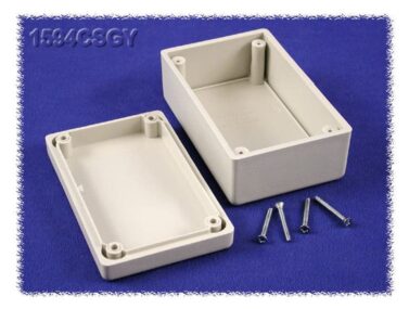 ABS Enclosure, Heavy Duty, Gray - 104x66x33mm (4.1x2.6x1.3in)