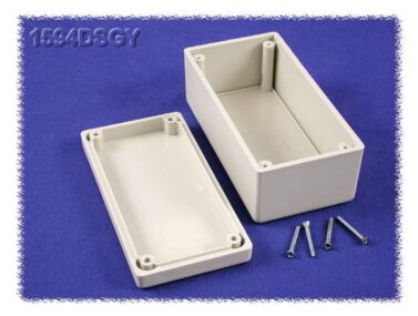 ABS Enclosure, Heavy Duty, Gray - 132x66x43mm (5.2x2.6x1.7in)