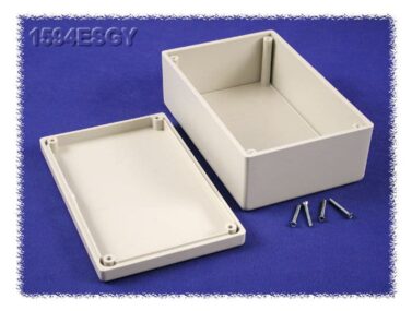 ABS Enclosure, Heavy Duty, Gray - 168x107x53mm (6.6x4.2x2.1in)