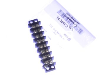 Barrier Terminal Strip, Dbl, 8 Pos'n - 9.5mm (3/8") Pitch