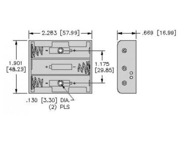 Battery Holder 3-AA
