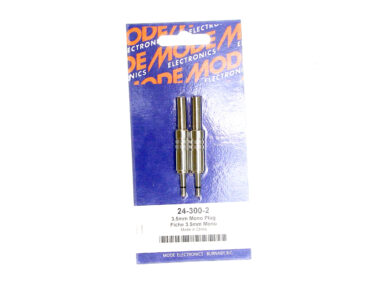 3.5mm Mono Plug, Shielded, 2/pk