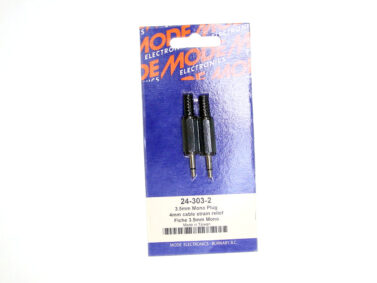 3.5mm Mono Plug, 2/pk