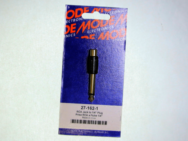 RCA Jack to 1/4" Mono Plug