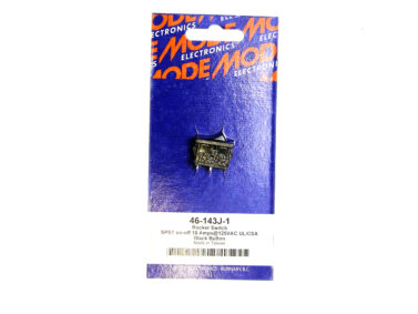 Switch, Rocker - SPST 125VAC 10A, White Dot