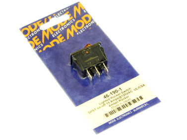 Switch Rocker, SPST - Amber Neon 15A/125VAC