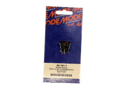 Switch, 5A SPST - Rocker, Round