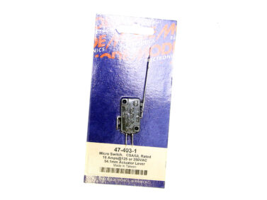 Switch, Micro, Lever - 15A/125