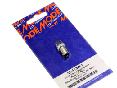 T3-1/4 Bayonet LED Replacement - White 120VAC/DC