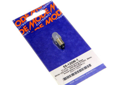 T3-1/4 Bayonet LED Replacement - White 6VAC/DC