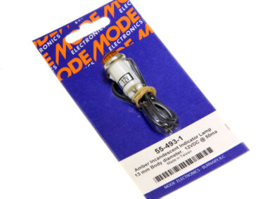 Indicator, Amber - 12VDC, Panel Mnt
