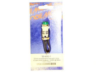 Indicator, Green - 12VDC, Panel Mnt