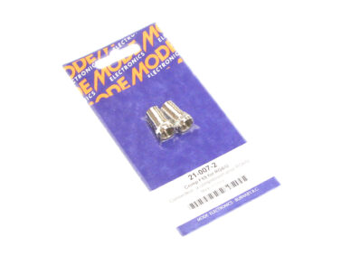 F-Connector, RG6/U - Integral Ring, 2/pk