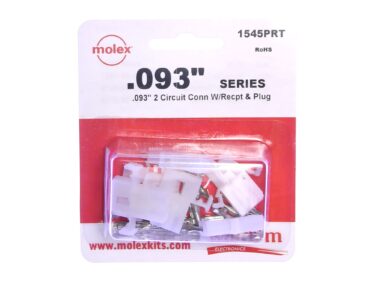 0.093" Pin, 2 Pos'n - Molex Connector