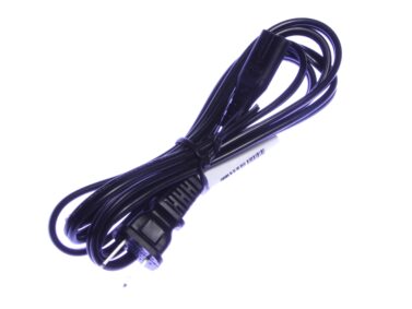2 Conductor - NEMA1-15P to IEC320-C7 Socket, Black, 18/2 SPT2, 6ft