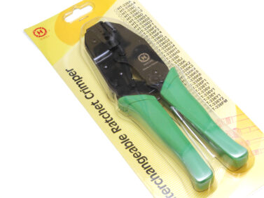 Crimp Tool for RF Connectors - RG58/59/62/174 Hex- w/Ratchet